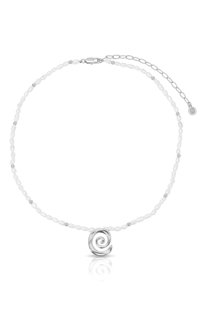 Aura Pearl Necklace - Pearl with 18k Gold Plating | Ettika