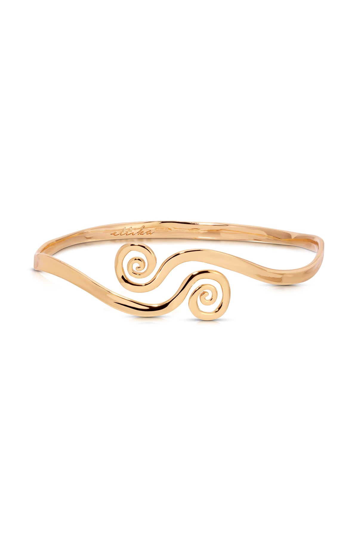 Intertwined Aura Arm Cuff - 18k Gold Plated | Ettika