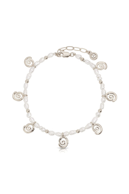 Aura Pearl Bracelet - Pearl with 18k Gold Plating | Ettika