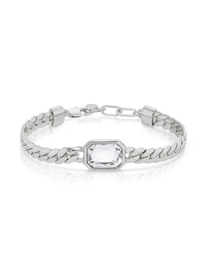Deco Bracelet - Clear Crystal with 18k Gold Plating | Ettika