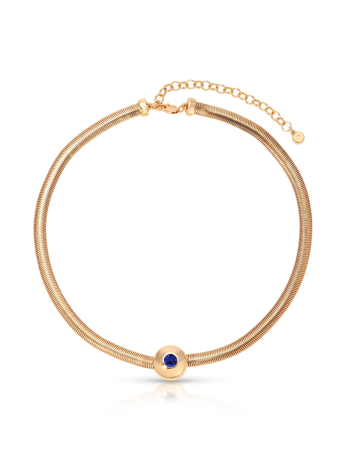Emerald City Necklace - Clear Crystal with 18k Gold Plating | Ettika