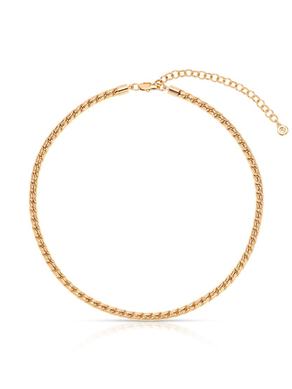 Classic Rope Chain Necklace - 18k Gold Plated | Ettika