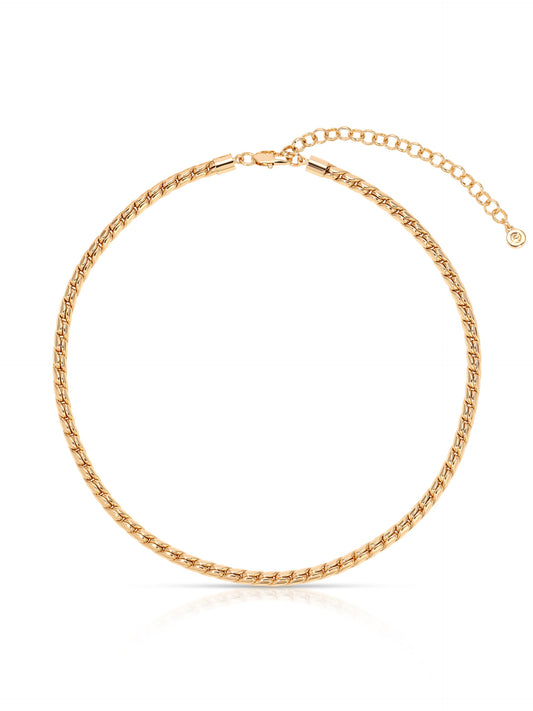 Classic Rope Chain Necklace - 18k Gold Plated | Ettika