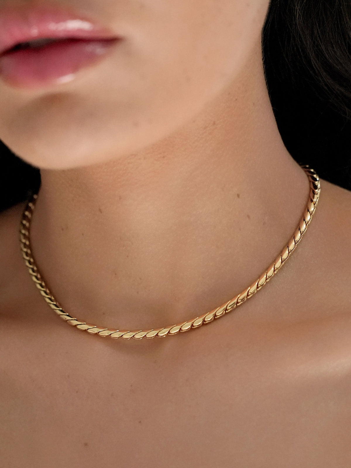 Classic Rope Chain Necklace - 18k Gold Plated | Ettika