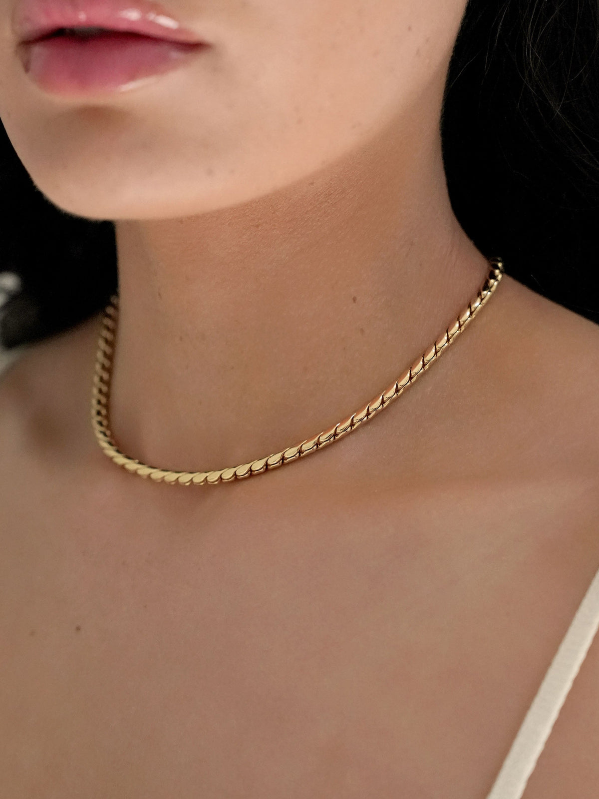 Classic Rope Chain Necklace - 18k Gold Plated | Ettika