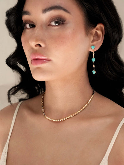 Classic Rope Chain Necklace - 18k Gold Plated | Ettika