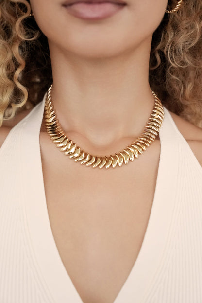 Metal Moderna Necklace - 18k Gold Plated | Ettika