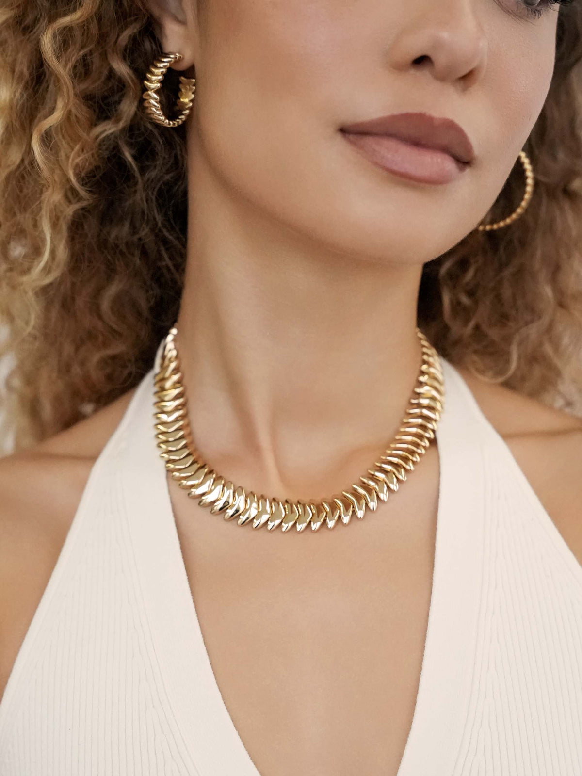 Metal Moderna Necklace - 18k Gold Plated | Ettika