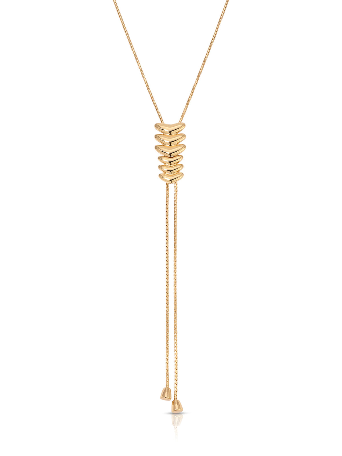 Metal Moderna Bolo Necklace - 18k Gold Plated | Ettika