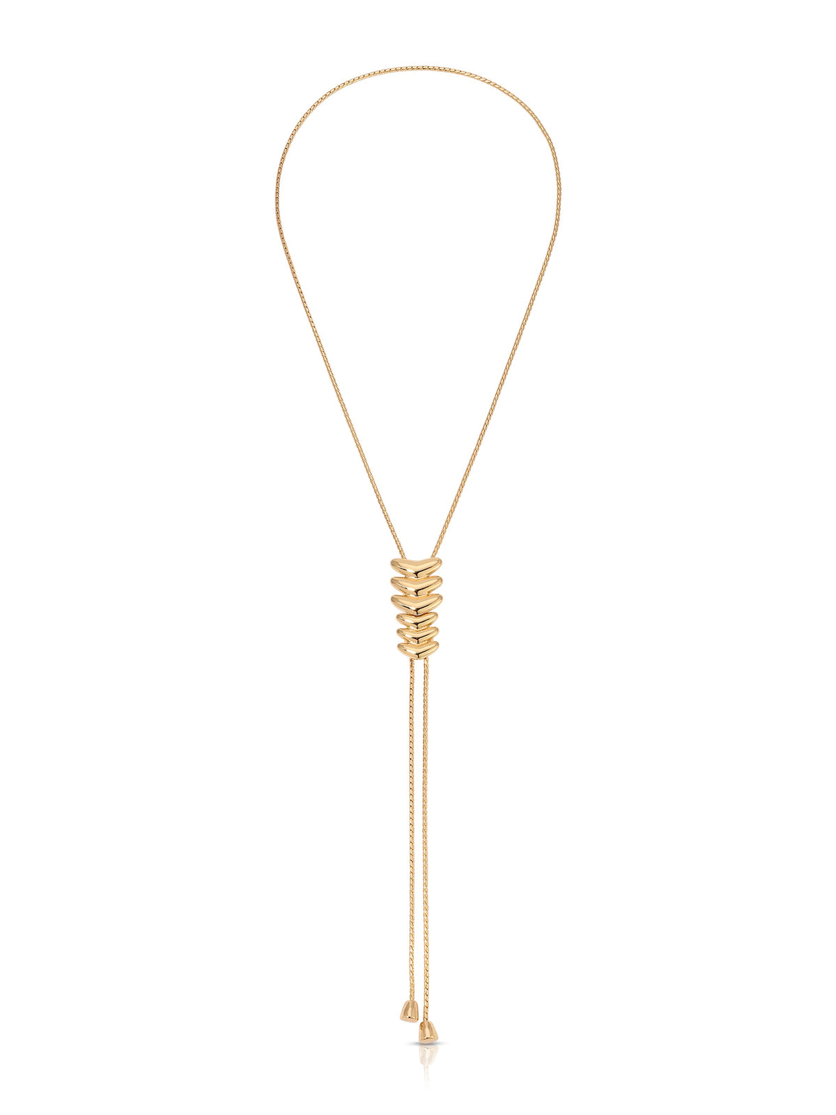 Metal Moderna Bolo Necklace - 18k Gold Plated | Ettika