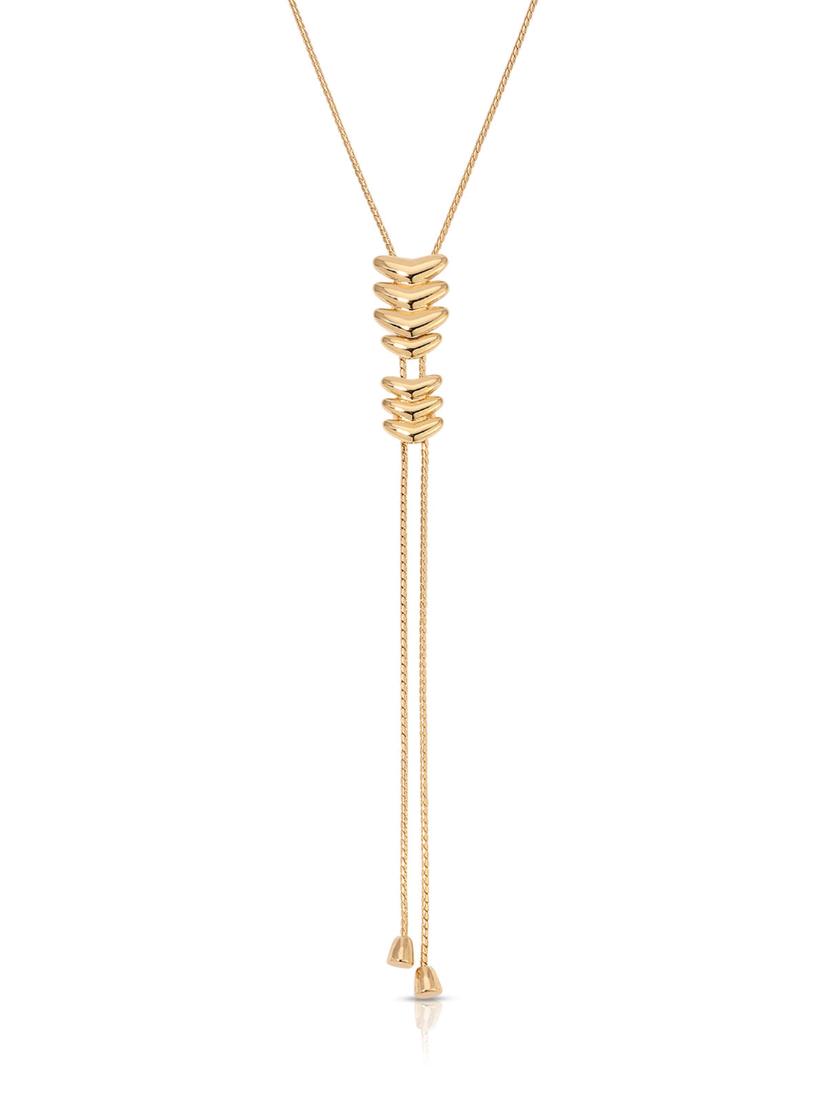 Metal Moderna Bolo Necklace - 18k Gold Plated | Ettika