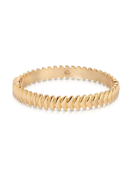 Metal Moderna Bangle - 18k Gold Plated | Ettika