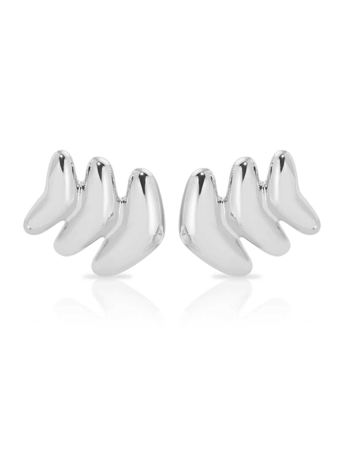 Metal Moderna Studs - 18k Gold Plated | Ettika