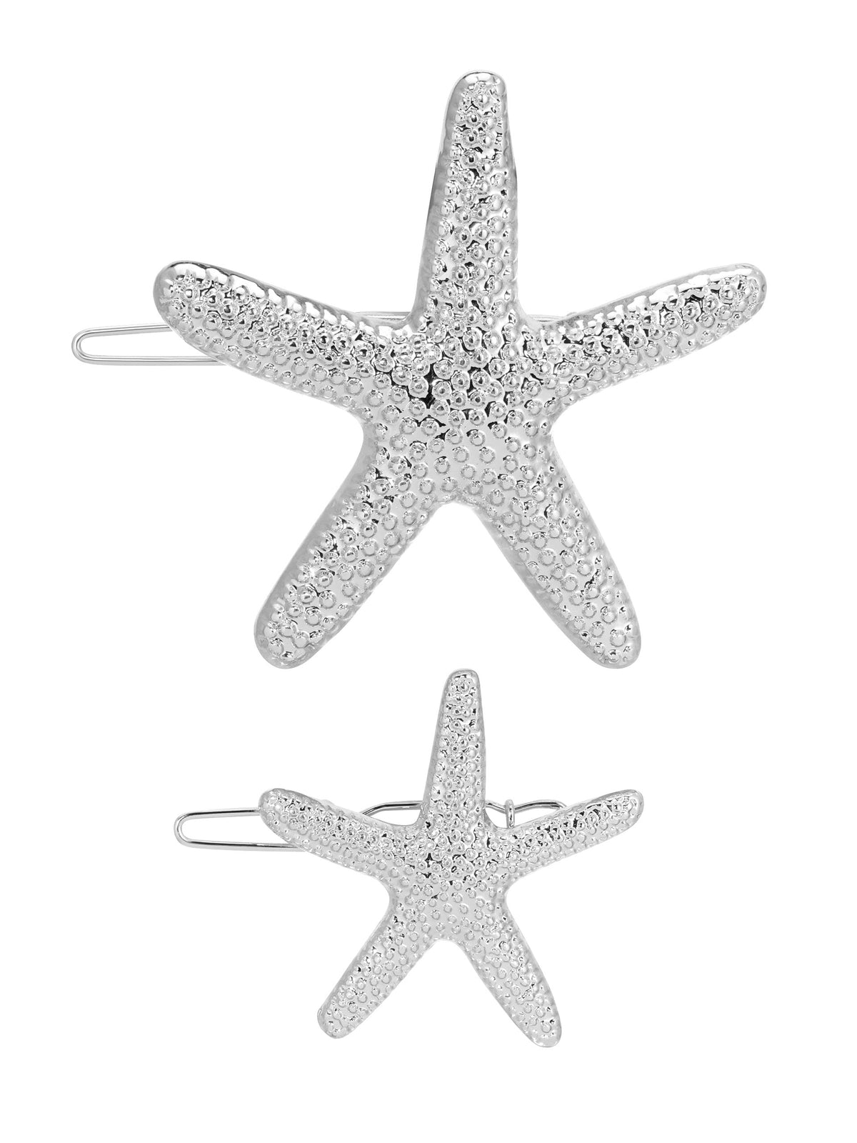 Starfish Barrette Set - Gold Tone | Ettika