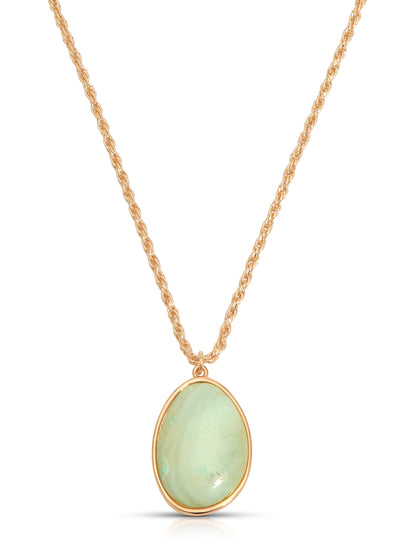 Amazonite Pendant Necklace - Amazonite with 18k Gold Plating | Ettika
