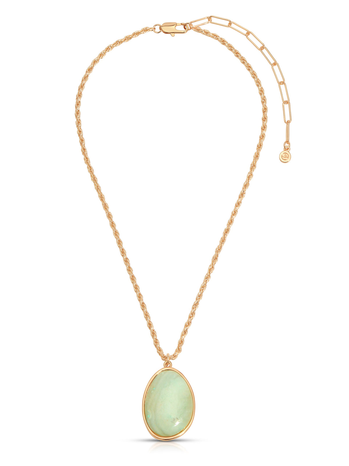 Amazonite Pendant Necklace - Amazonite with 18k Gold Plating | Ettika