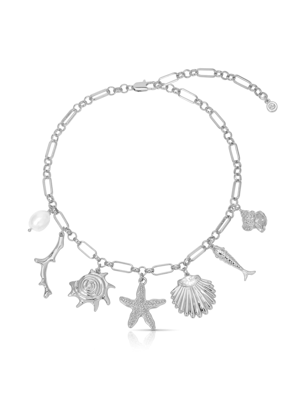 Oceanic Dreams Charm Necklace - 18k Gold Plated | Ettika