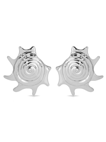Sorrento Statement Earrings - Clear Crystal with 18k Gold Plating | Ettika
