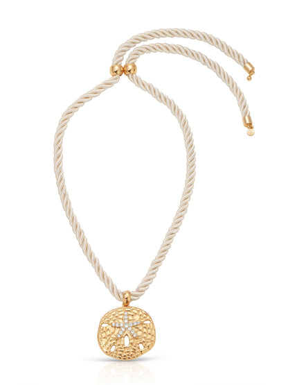 Sand Dollar Pendant Necklace - 18k Gold Plated | Ettika