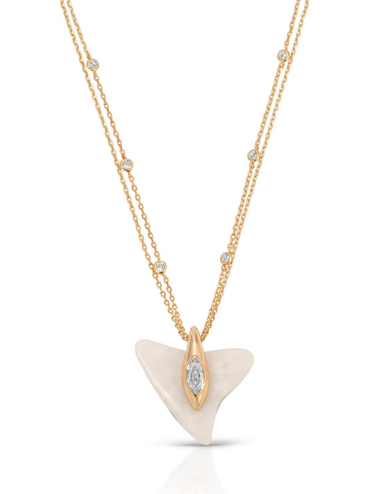 Deep Ocean Shark Necklace - 18k Gold Plated | Ettika