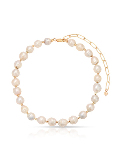 Freshwater Pearl Necklace - Pearl with 18k Gold Plating | Ettika