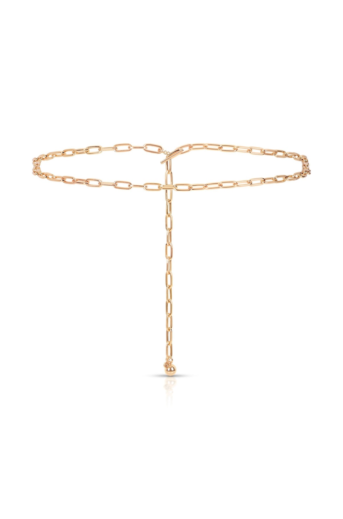 Paperclip Waist Chain - Gold Tone | Ettika