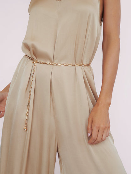 Paperclip Waist Chain - Gold Tone | Ettika