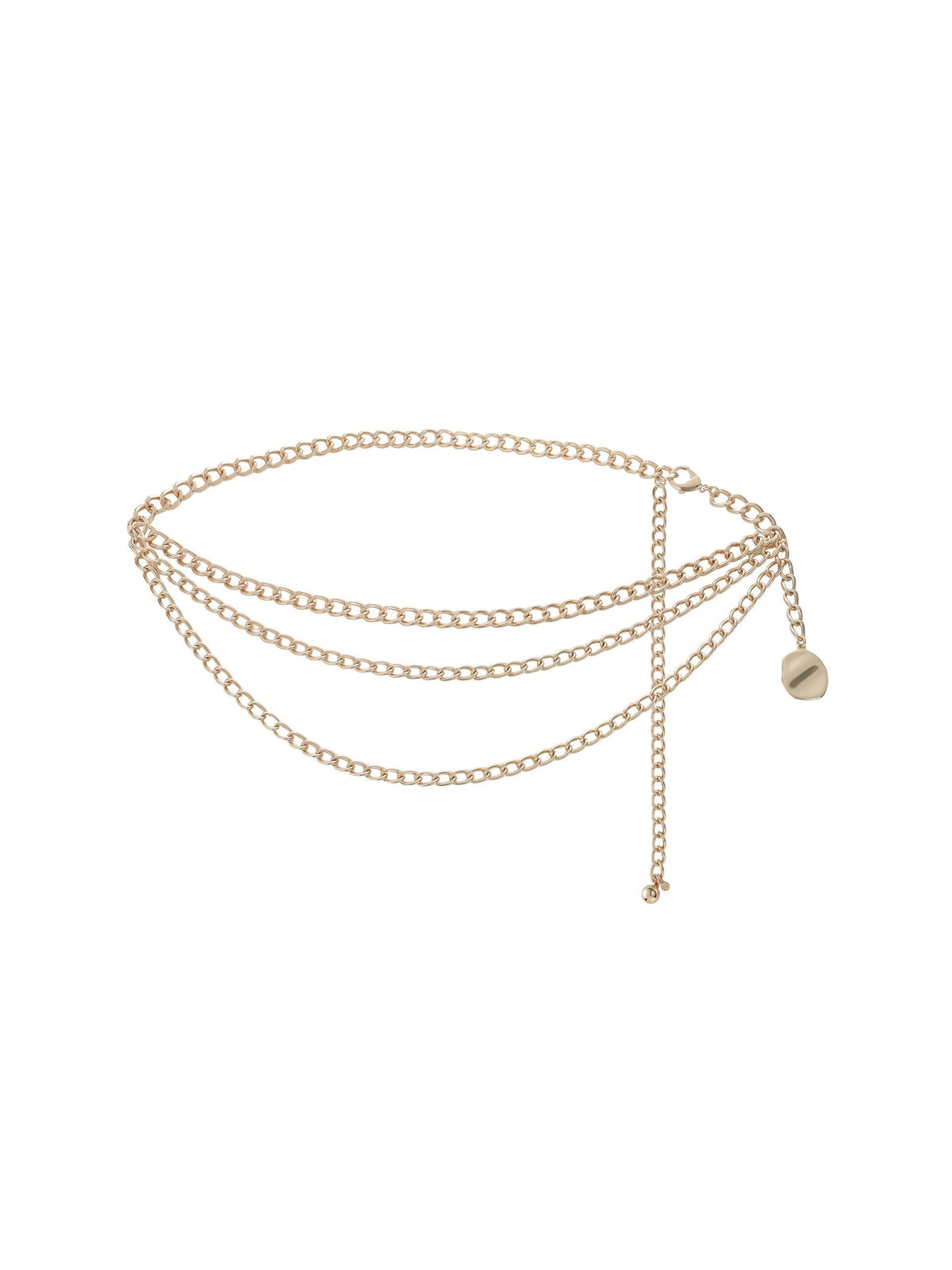 Modern Edge Layered Waist Chain - Gold Tone | Ettika