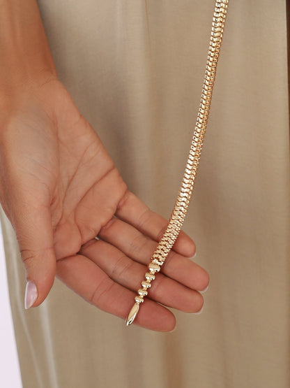Wrap & Clip Dual-Wear Waist and Necklace Chain - Gold Tone | Ettika