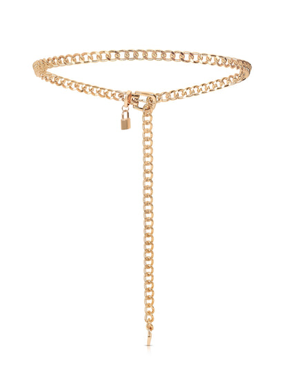 Lucky Link Waist Chain Belt - Gold Tone | Ettika