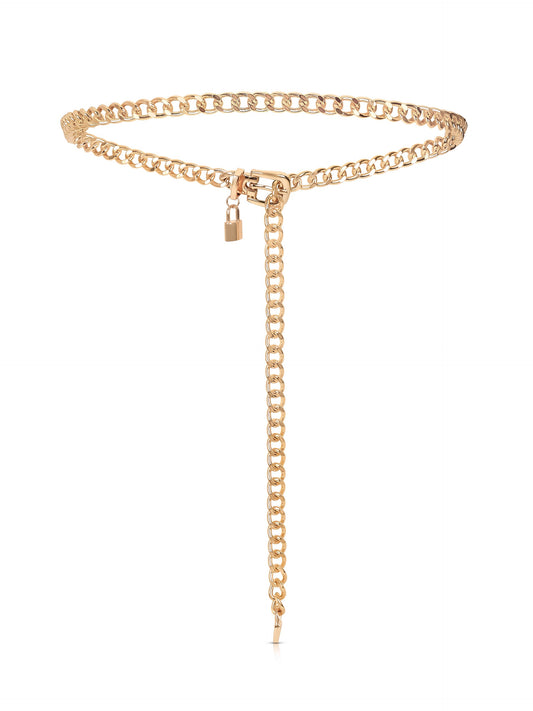 Lucky Link Waist Chain Belt - Gold Tone | Ettika