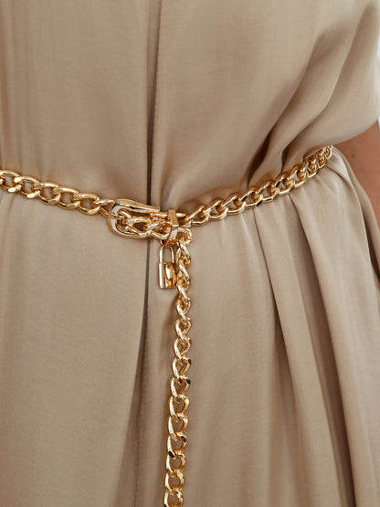 Lucky Link Waist Chain Belt - Gold Tone | Ettika