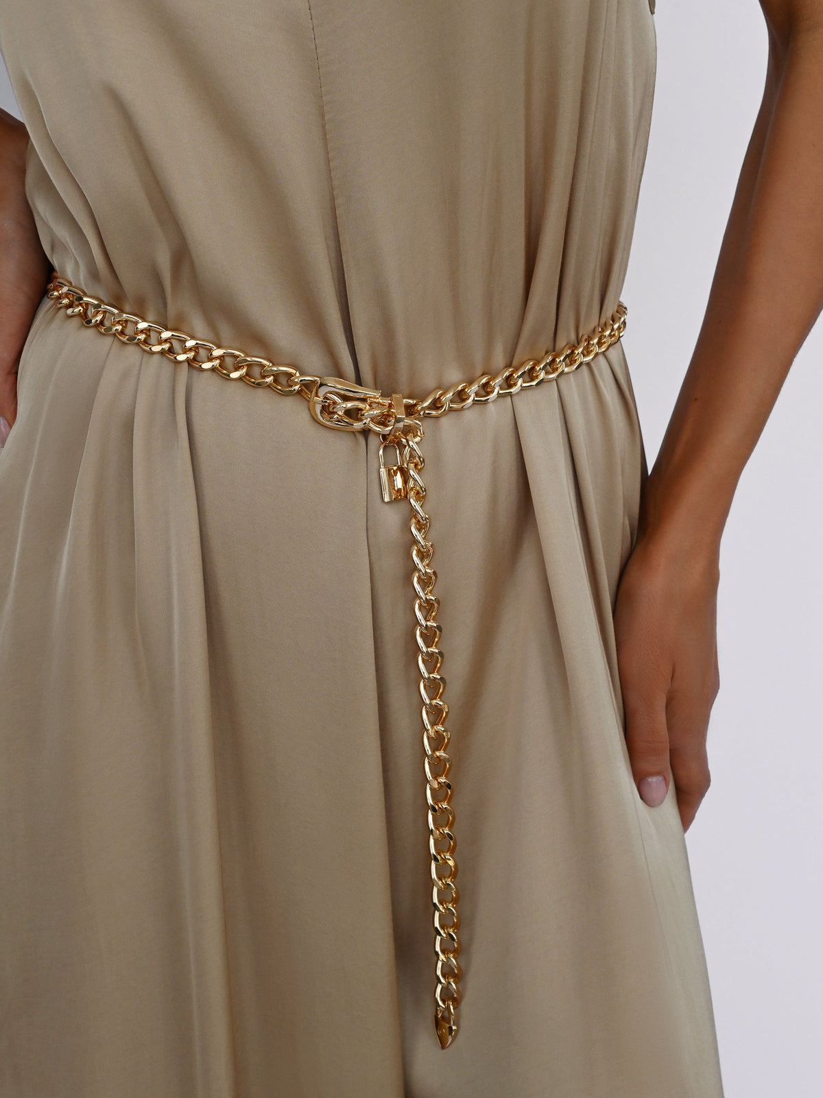 Lucky Link Waist Chain Belt - Gold Tone | Ettika
