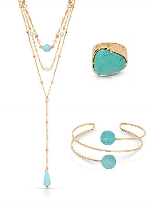 Turquoise Layers Set | Ettika