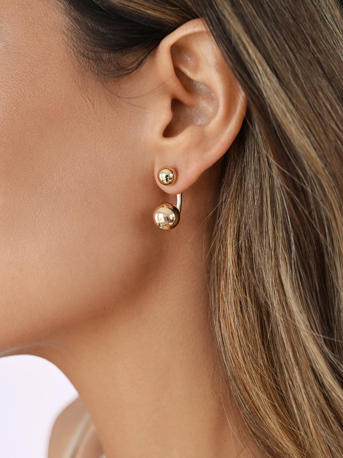 Bubble Ear Jackets - 18k Gold Plated | Ettika