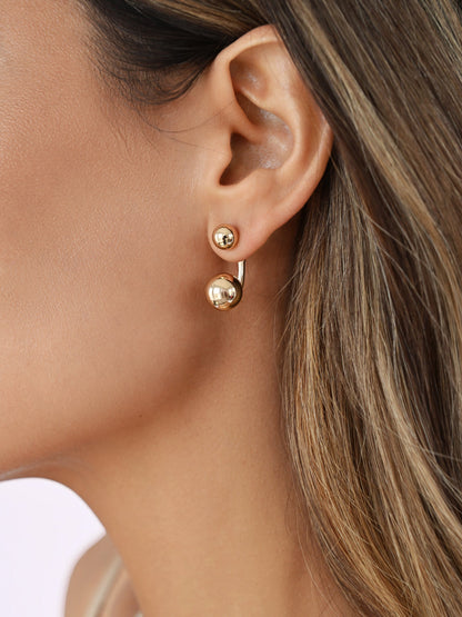 Bubble Ear Jackets - 18k Gold Plated | Ettika