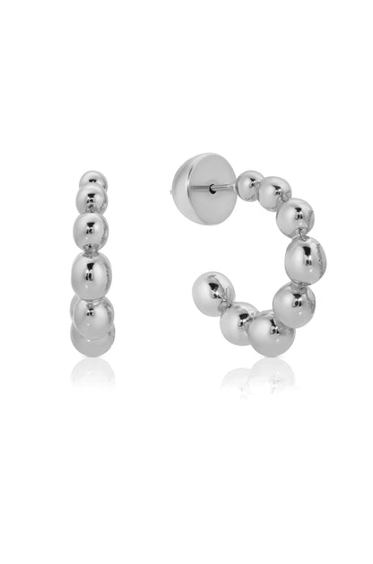 Bubble Huggie Hoops - 18k Gold Plated | Ettika