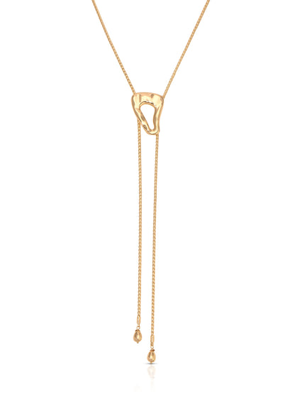 Molten Muse Bolo Necklace - 18k Gold Plated | Ettika