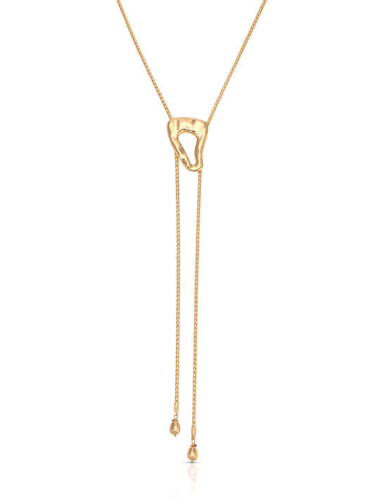 Molten Muse Bolo Necklace - 18k Gold Plated | Ettika
