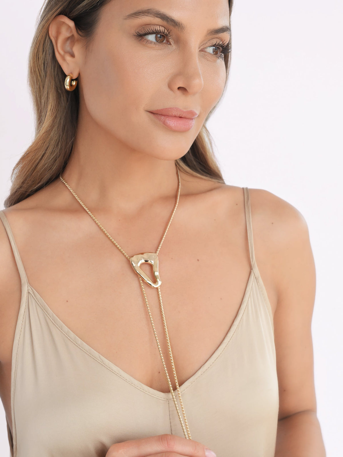 Molten Muse Bolo Necklace - 18k Gold Plated | Ettika