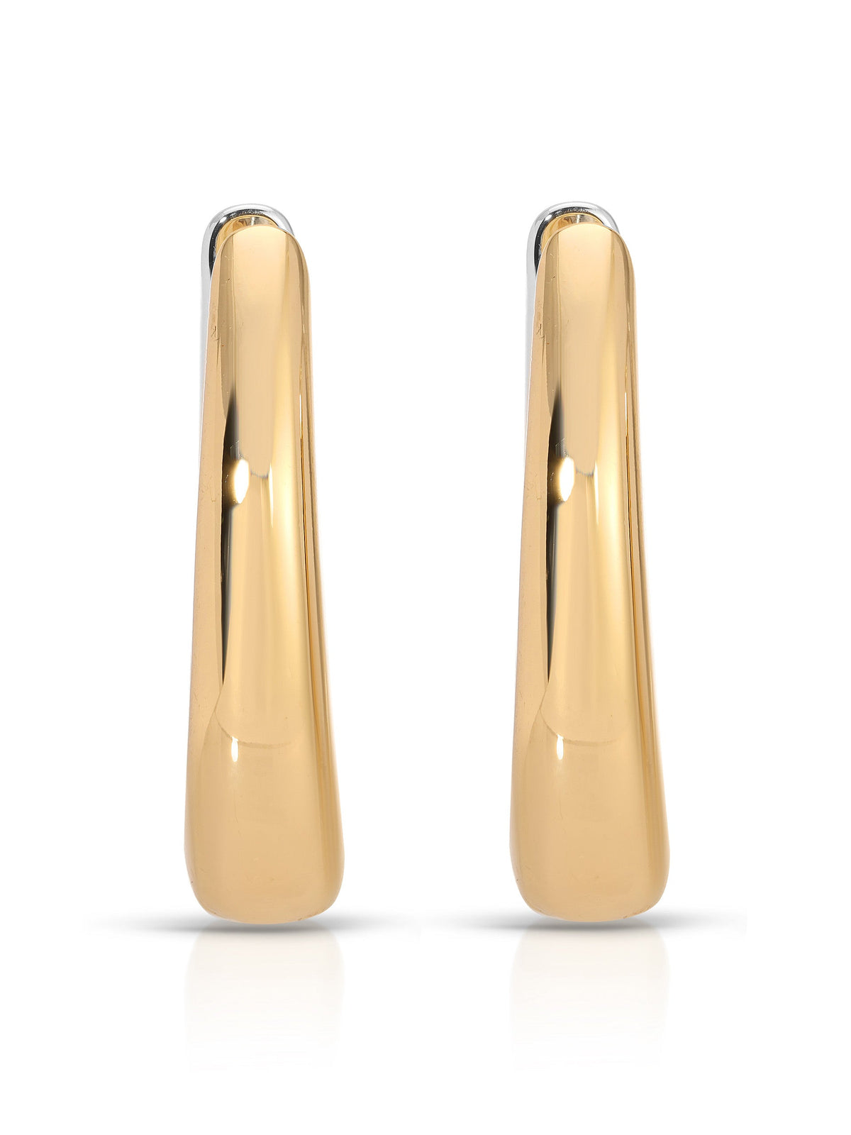 Mixed Metal Hoops - 18k Gold Plated and Silver Plated | Ettika