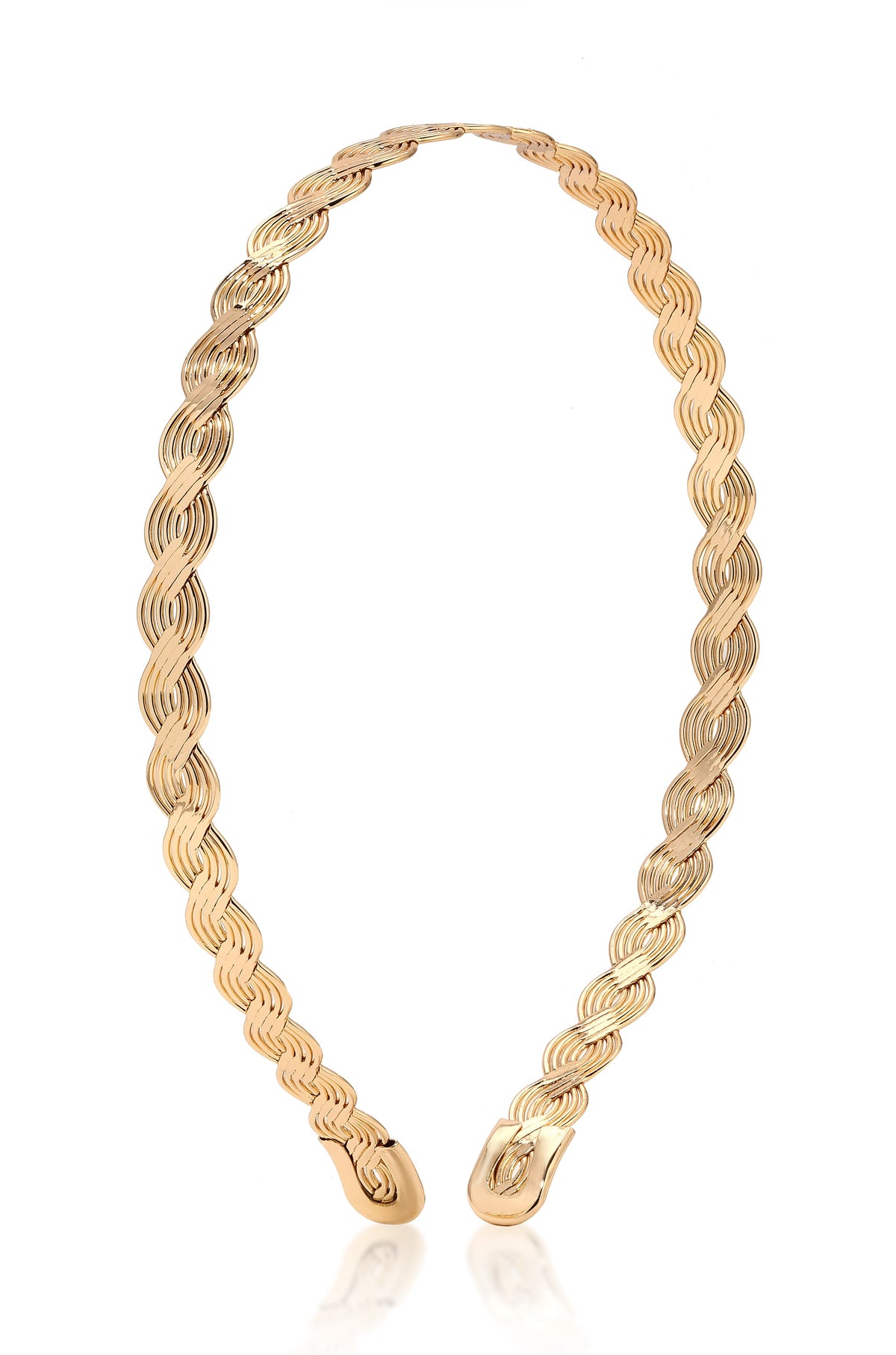Regal Twist Headband - Gold Tone | Ettika