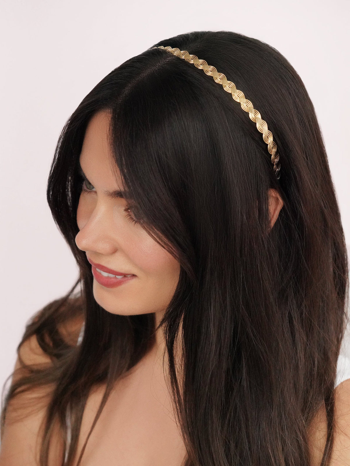 Regal Twist Headband - Gold Tone | Ettika