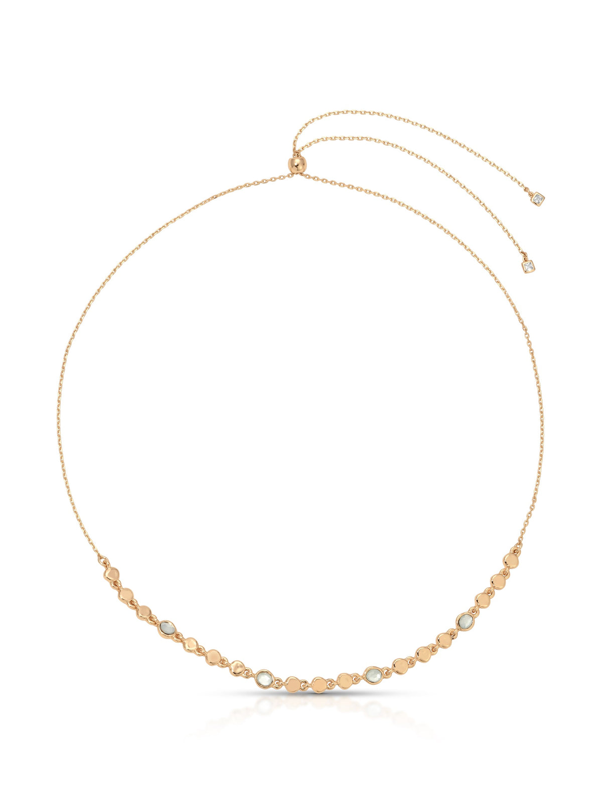 Sea Siren Adjustable Choker - Seafoam Stone with 18k Gold Plating | Ettika