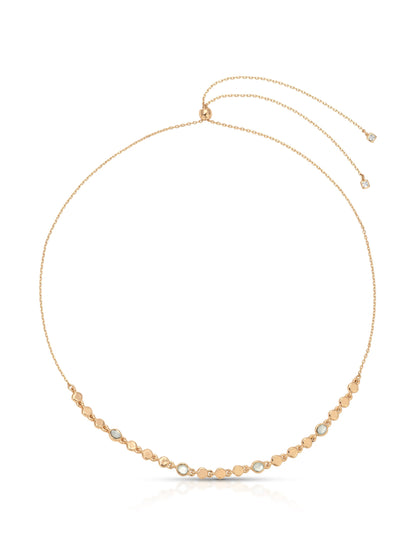 Sea Siren Adjustable Choker - Seafoam Stone with 18k Gold Plating | Ettika