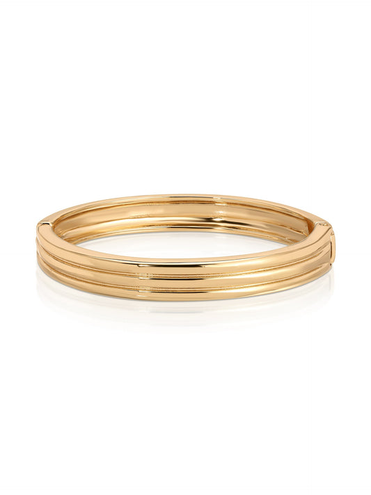 Etched Stacking Bangle - 18k Gold Plated | Ettika