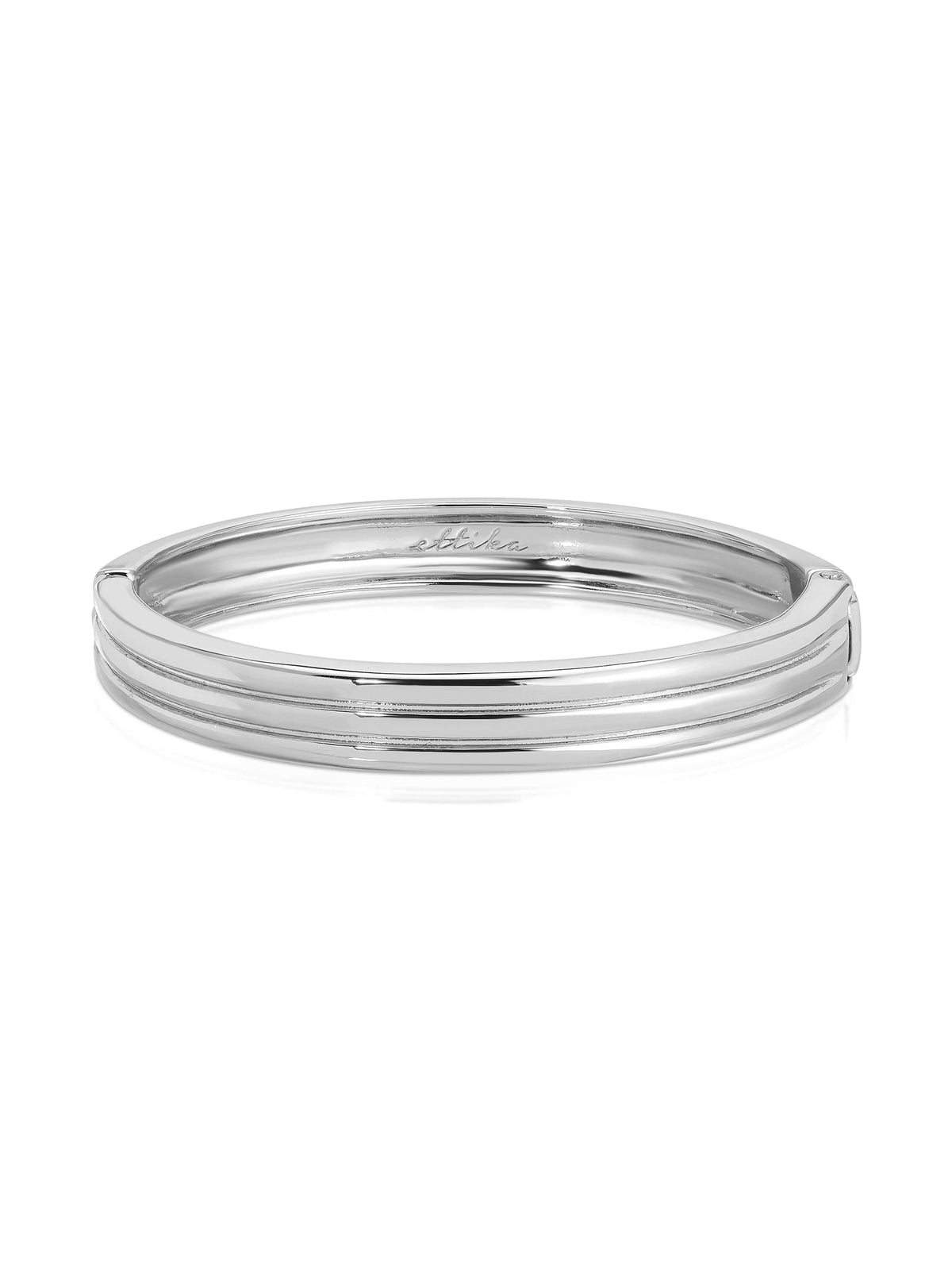 Etched Stacking Bangle - 18k Gold Plated | Ettika