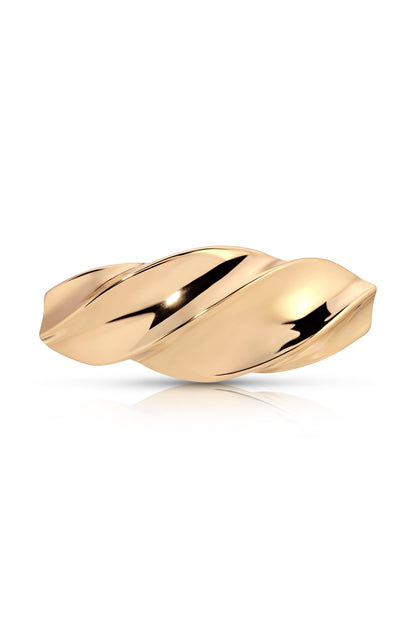 Golden Twist Barrette - Gold Tone | Ettika