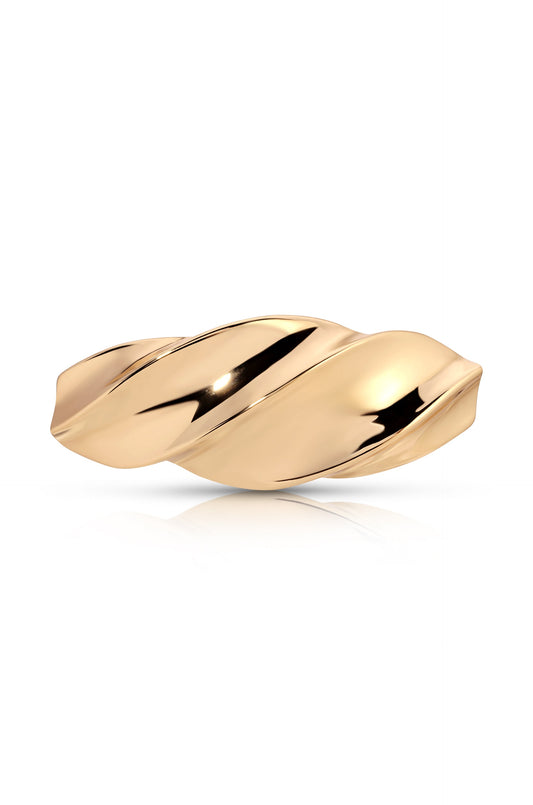 Golden Twist Barrette - Gold Tone | Ettika