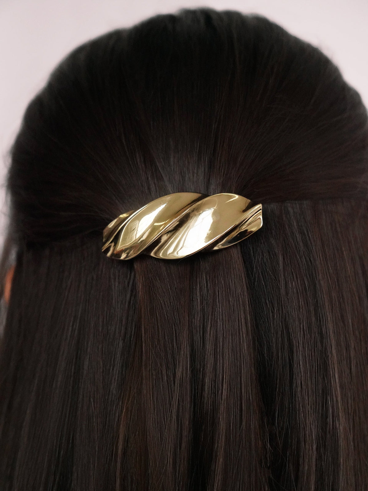 Golden Twist Barrette - Gold Tone | Ettika